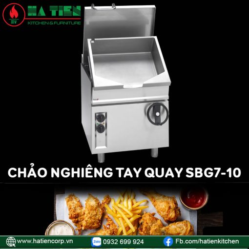 Chảo chiên tay quay bằng gas SBG7-10