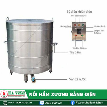 Nồi hầm xương công nghiệp bằng điện