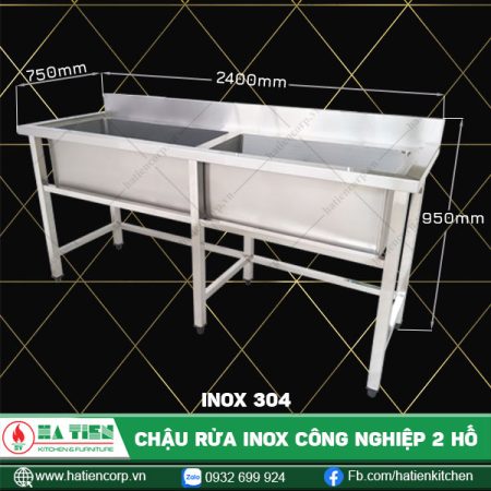 chậu rửa công nghiệp 2400