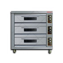 lò nướng bánh bằng gas 3 tầng