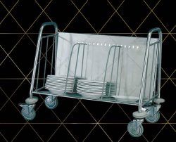 Xe đẩy đĩa nhà hàng - Xe đẩy đĩa tiện dụng