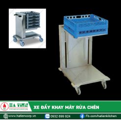 Xe đẩy khay máy rửa chén