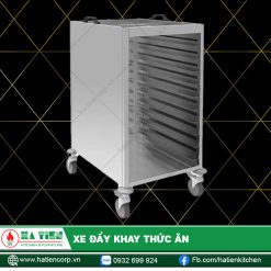 Xe đẩy khay thức ăn - Xe đẩy phục vụ thức ăn di động