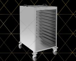 Xe đẩy khay thức ăn - Xe đẩy phục vụ thức ăn di động