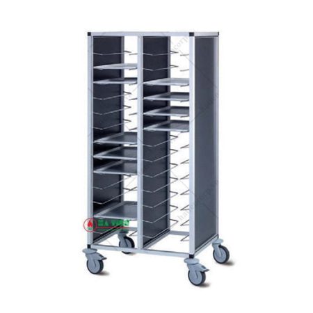 xe đẩy khay ra thức ăn