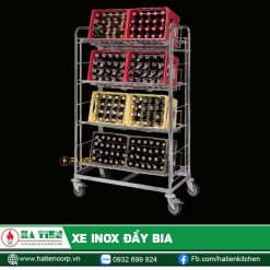 Xe inox đẩy bia - Xe đẩy két bia chất lượng nhập khẩu
