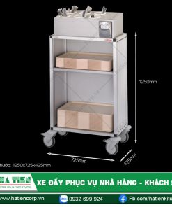 Xe Phục Vụ - Xe Đẩy Phục Vụ Nhà Hàng Khách Sạn