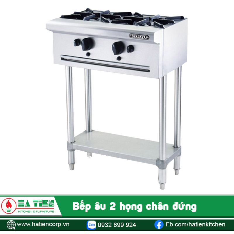 Bếp âu 2 họng chân đứng Berjaya OB2SFS