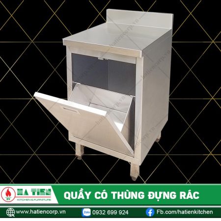 Quầy Có Thùng Đựng Rác - Quầy Inox Có Thùng Đựng Rác