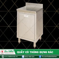 Quầy Có Thùng Đựng Rác - Quầy Inox Có Thùng Đựng Rác