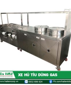 Xe hủ tiếu có thể kết hợp với các loại xe khác trong khu ẩm thực