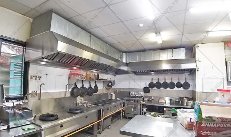 Thiết kế bếp hiện đại - Nhà hàng cafe RuNam Bistro Đồng Khởi
