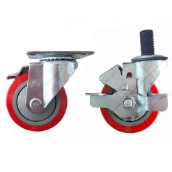 Bánh xe đẩy màu đỏ