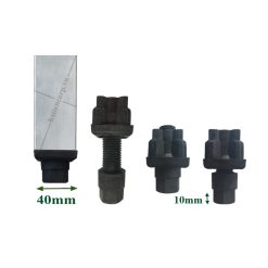 Chân tăng-đưa vuông, kích thước 40mm