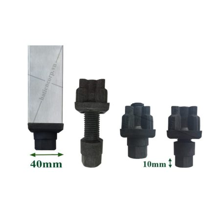 Chân tăng-đưa vuông, kích thước 40mm