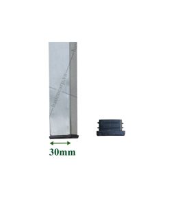 Chân vuông, kích thước 30mm, không điều chỉnh chiều cao