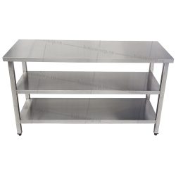 Bàn inox 3 tầng