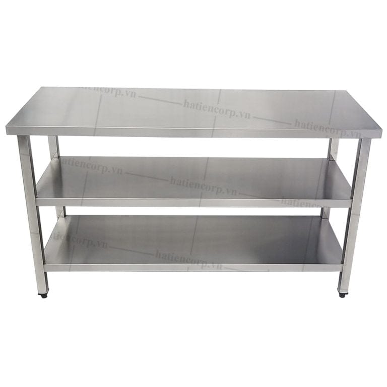 Bàn inox 3 tầng