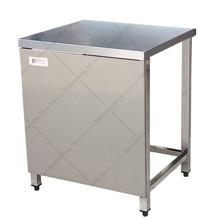 Bàn inox 700x750x850mm có cửa mở – Bàn inox 304 cao cấp, chất lượng cao