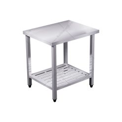 Bàn inox 2 tầng đột lỗ