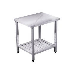 Bàn inox 2 tầng đột lỗ