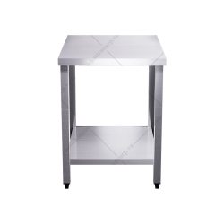 bàn inox 2 tầng kệ phẳng