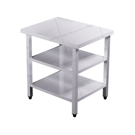 Bàn inox 3 tầng, kệ phẳng
