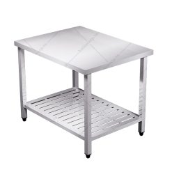 Bàn inox 2 tầng đột lỗ