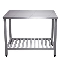 Bàn inox 2 tầng kệ thanh