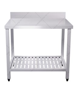 bàn inox 2 tầng, bàn inox 304 cao cấp, kệ đột lỗ