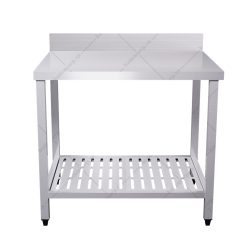 bàn inox 2 tầng, bàn inox 304 cao cấp, kệ đột lỗ
