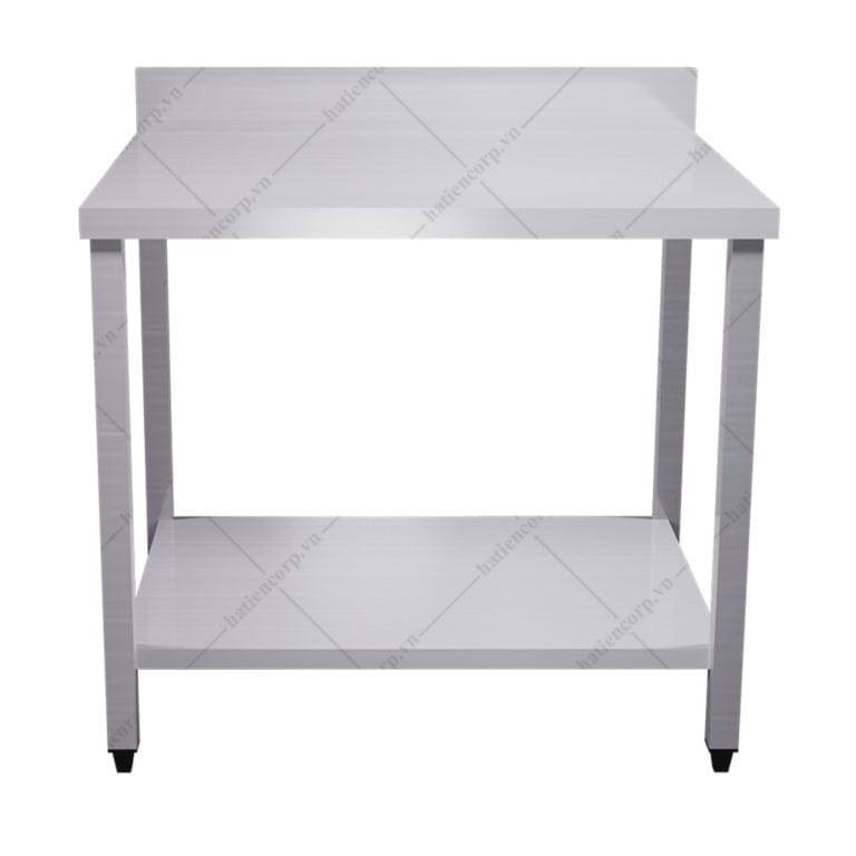 bàn inox 2 tầng