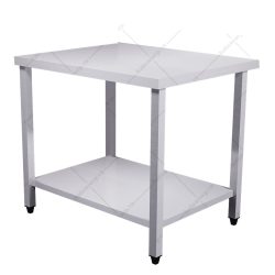 bàn inox 2 tầng, kệ phẳng dài 1m