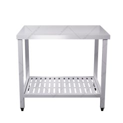 Bàn inox 2 tầng đột lỗ