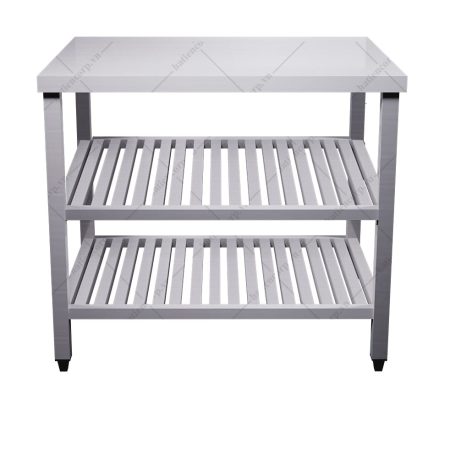 Bàn inox 3 tầng kệ thanh
