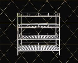 kệ chén 4 tầng inox có lan can