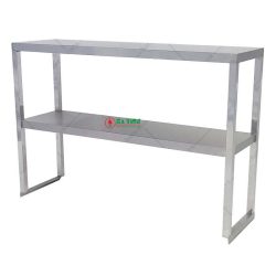 Kệ inox - Kệ phẳng 2 tầng đặt trên bàn