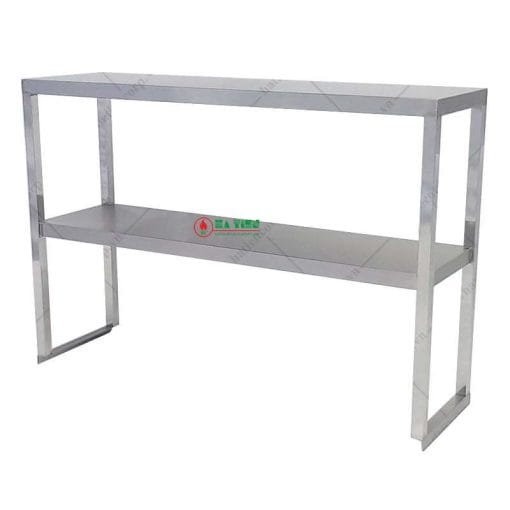 Kệ inox - Kệ phẳng 2 tầng đặt trên bàn