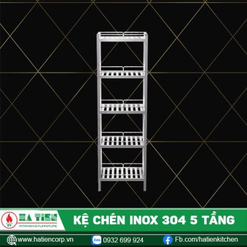 kệ inox 304 5 tầng, kệ thanh