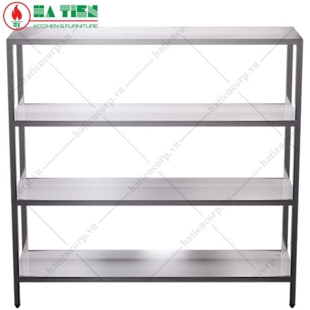 Kệ inox - kệ phẳng 4 tầng