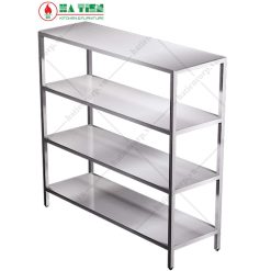 Kệ inox - kệ phẳng 4 tầng