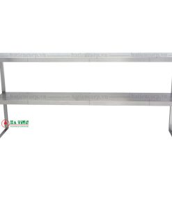 Kệ inox - Kệ phẳng 2 tầng đặt trên bàn