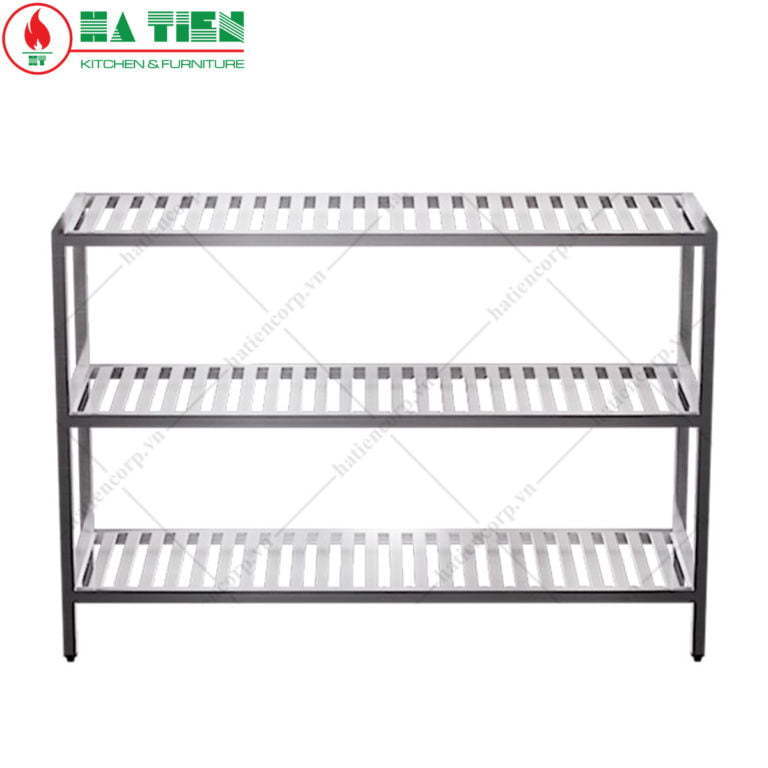 Kệ inox - Kệ thanh 3 tầng