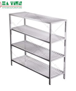 Kệ inox - Kệ thanh 4 tầng