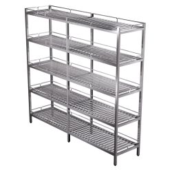 Kệ thanh 5 tầng có lan can viền