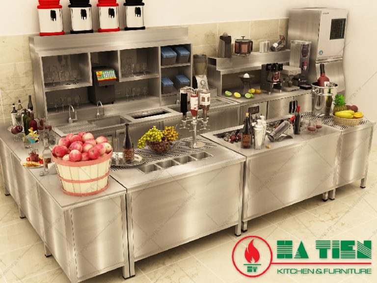 Mẫu thiết kế bếp nhà hàng, bếp công nghiệp đẹp