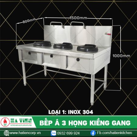 bếp á 3 họng