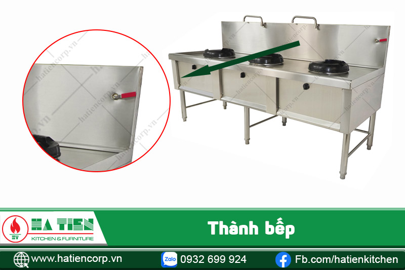 thành bếp á 3 họng
