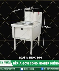 bếp á đơn 304, 500