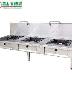 Bếp hầm 3 họng có thành